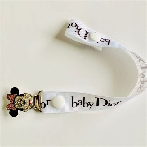 attache tetine baby dior|newborn baby dior.